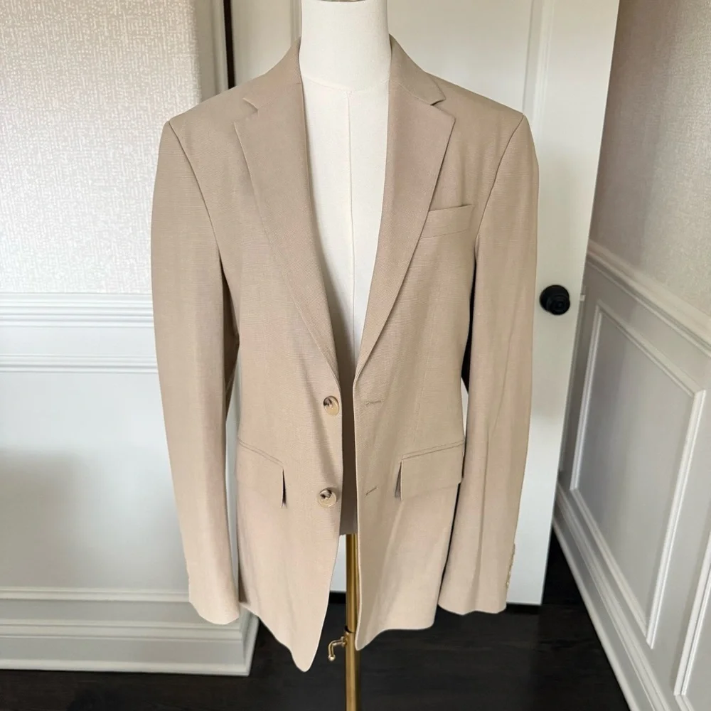 Zara Beige Blazer for Men US 36